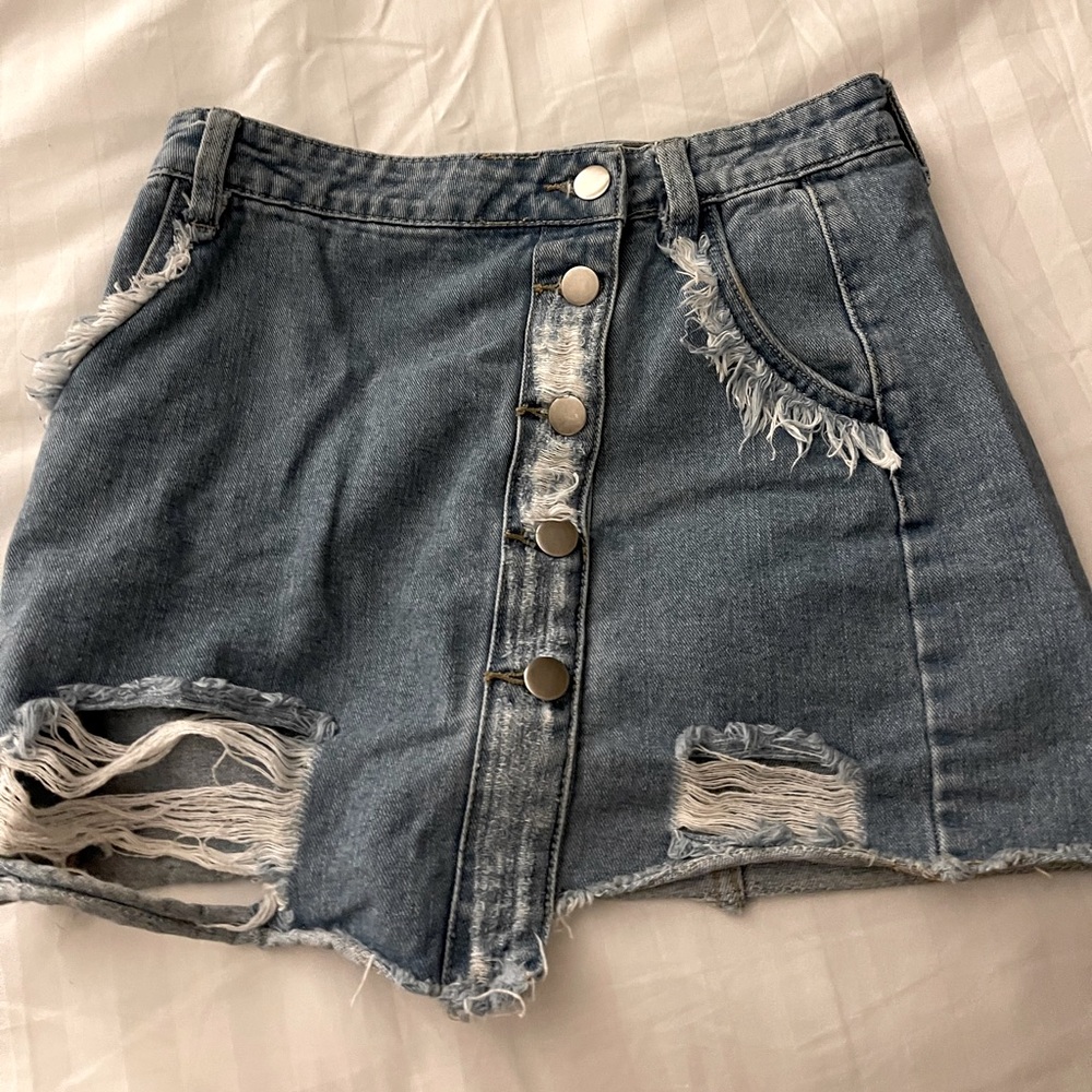 Jean skirt